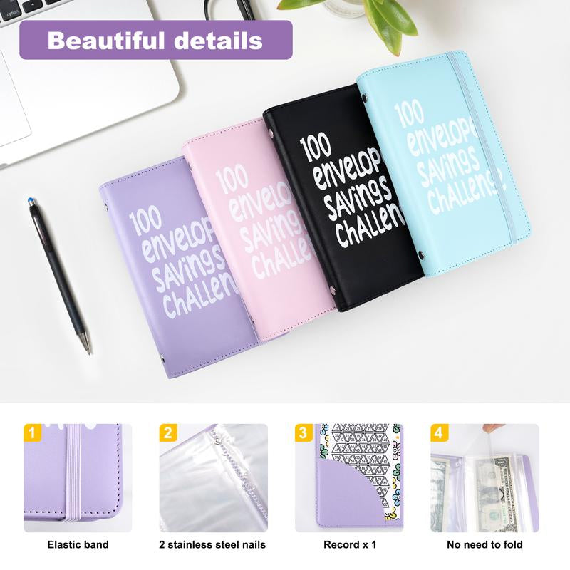100 Days Money Saving Challenge Budget Storage Book