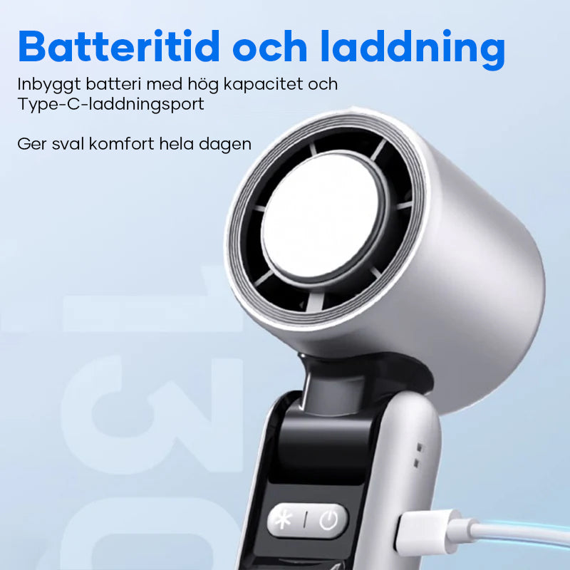 Bärbar handhållen turbofläkt