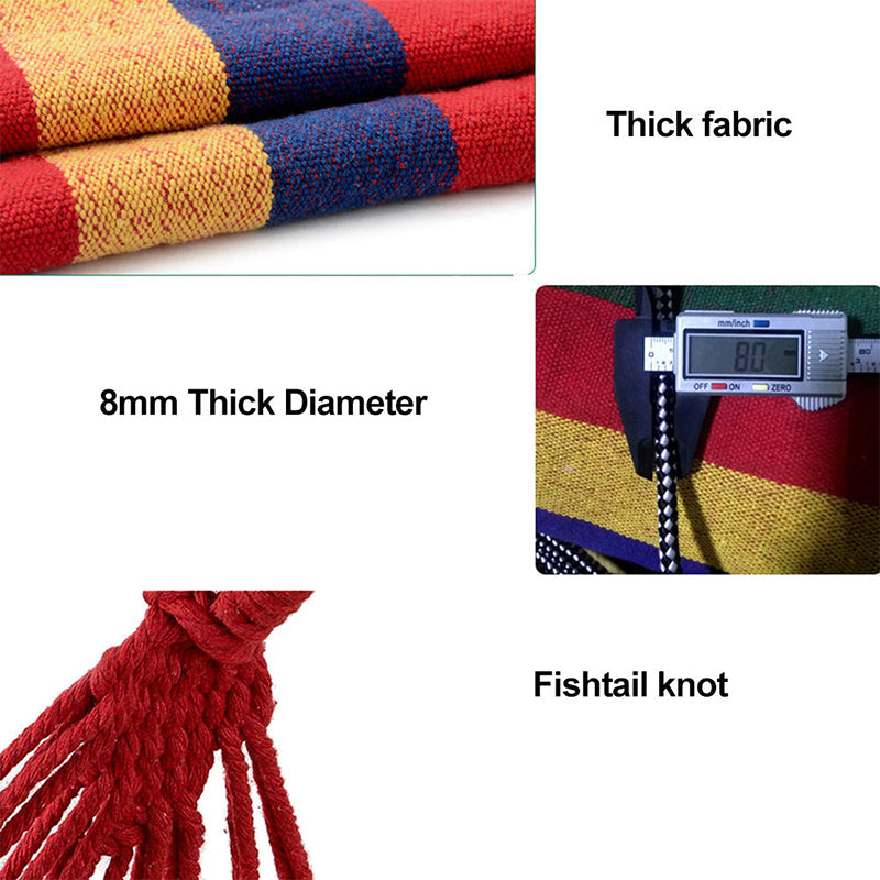 Brazilian Double Hammock with Ropes