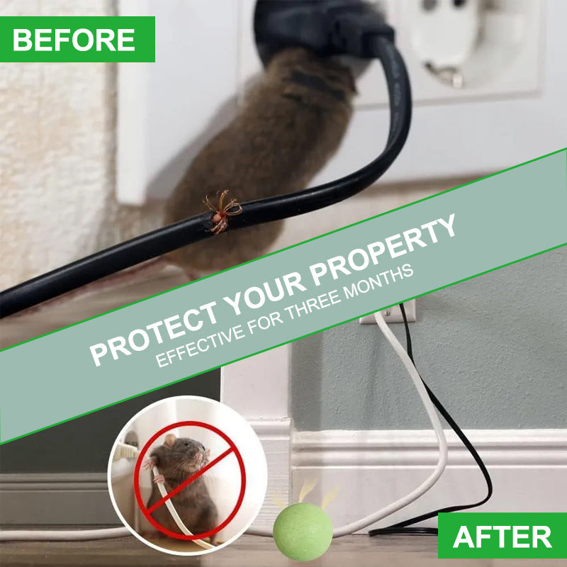 Mouse repellent ball