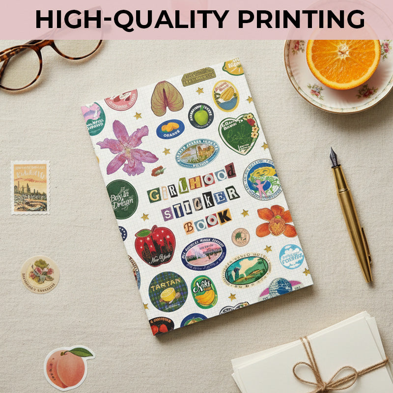 Vintage Sticker Book