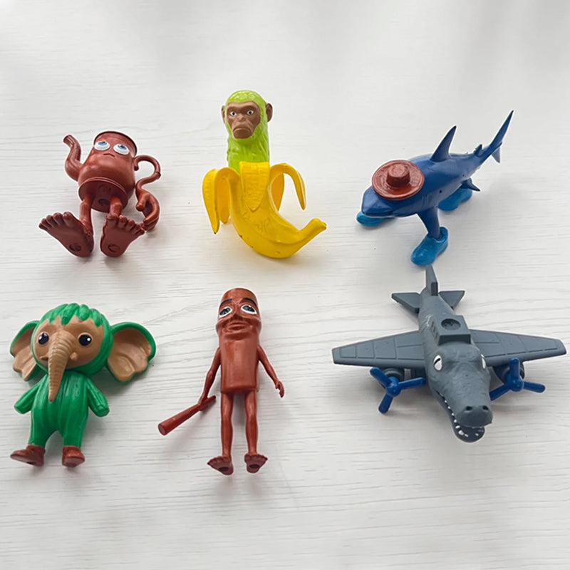 6/8 pcs 1 Set Plastic Toy Action Figure