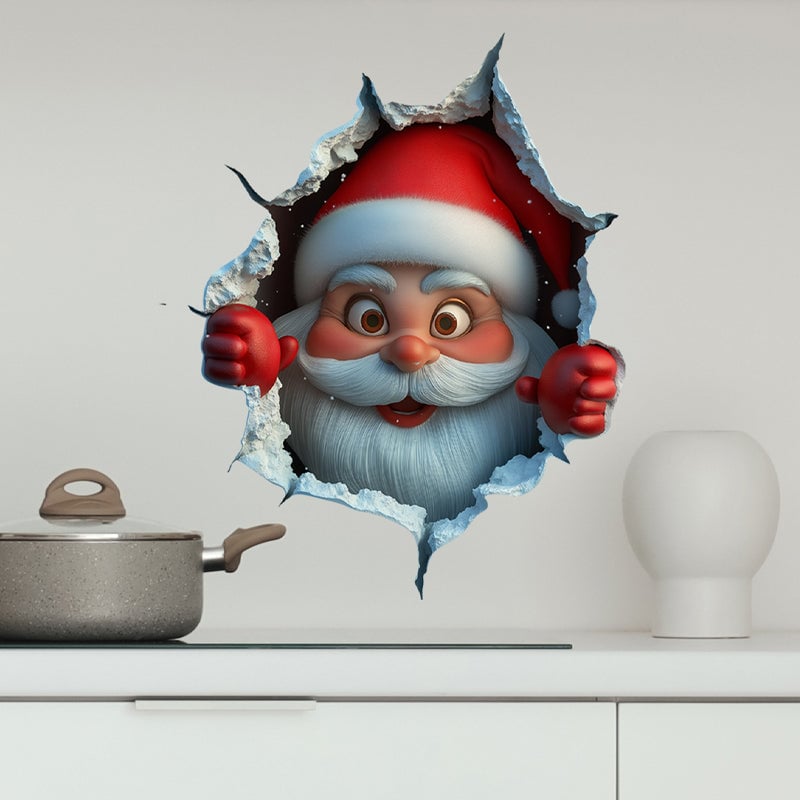 Santa Claus Wall Sticker Set