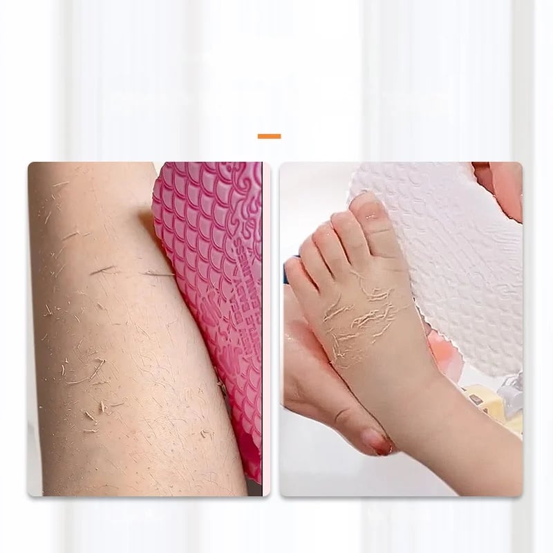 Magisk exfolierande badsvamp