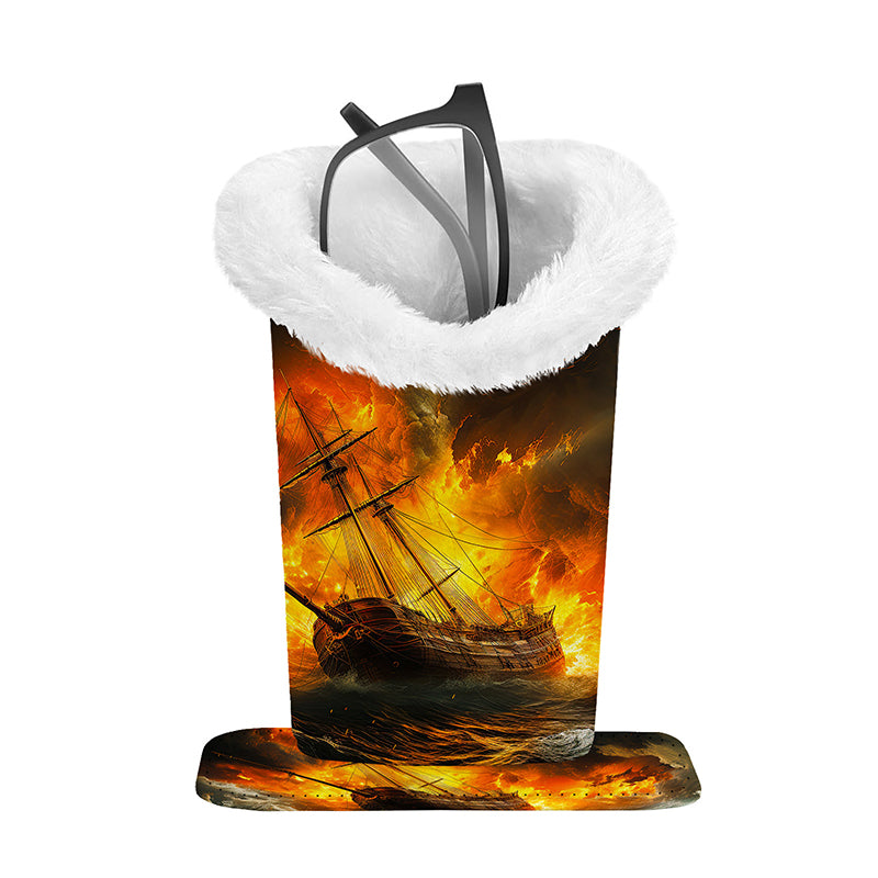 Magnetic Plush Eyeglasses Holder