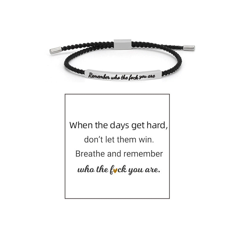 Braided Adjustable Inspire Bracelet