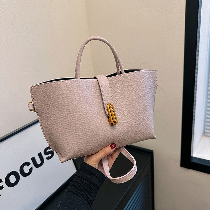 Women's Elegant Solid Color Handbag Crossbody Bag