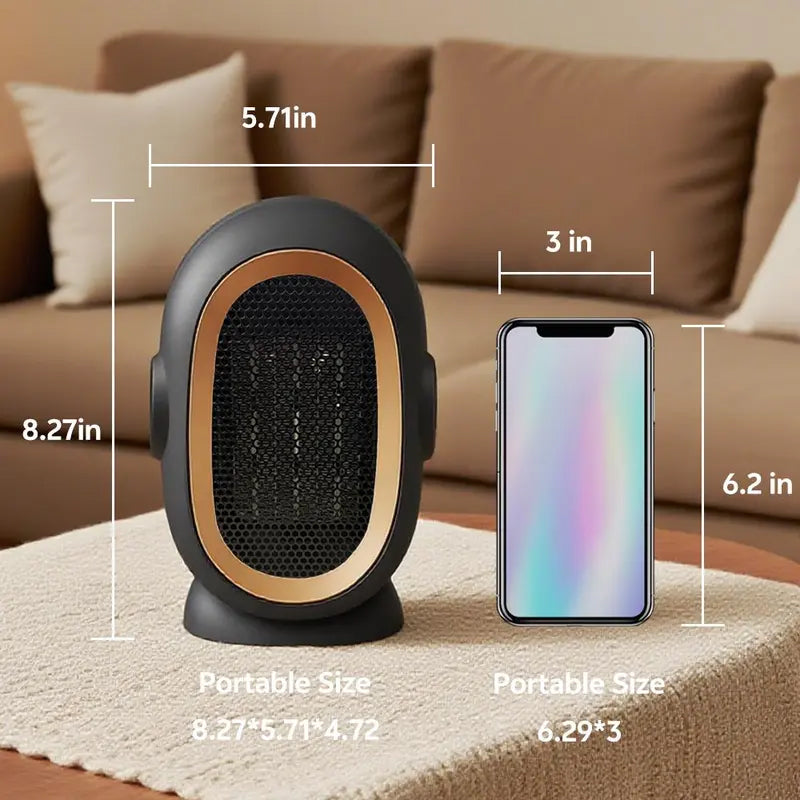 Desktop Electric Space Heater for Home Use