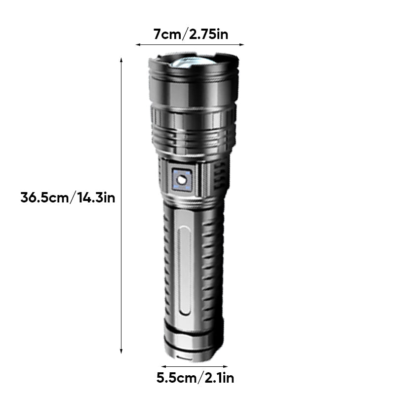 Rechargeable High-Power LED Flashlight