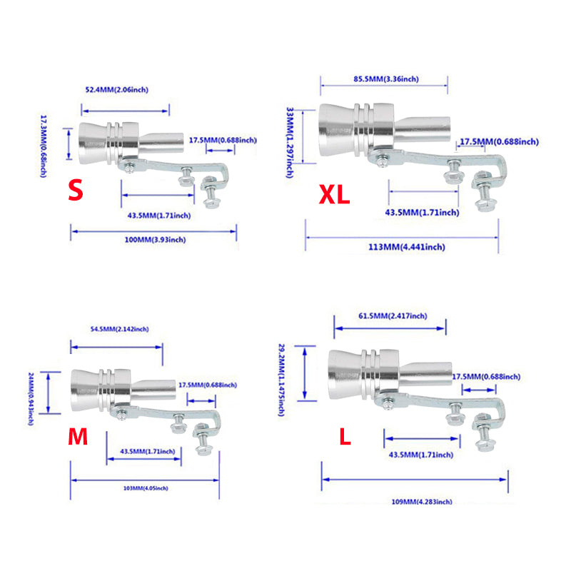 Turbinljud avgasventiltillbehör