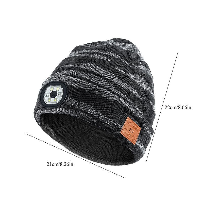 Bluetooth Music Beanie with LED Light