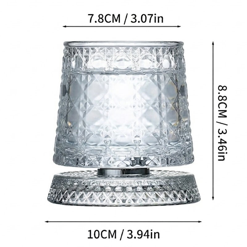 280ml Rotating Crystal Glass