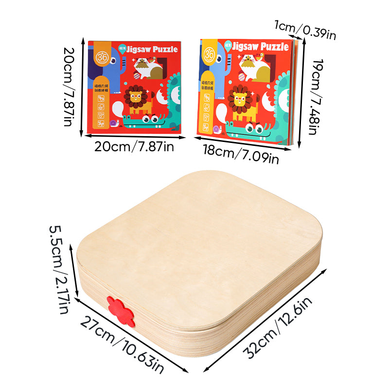 Wooden Creative Magnetic Puzzle