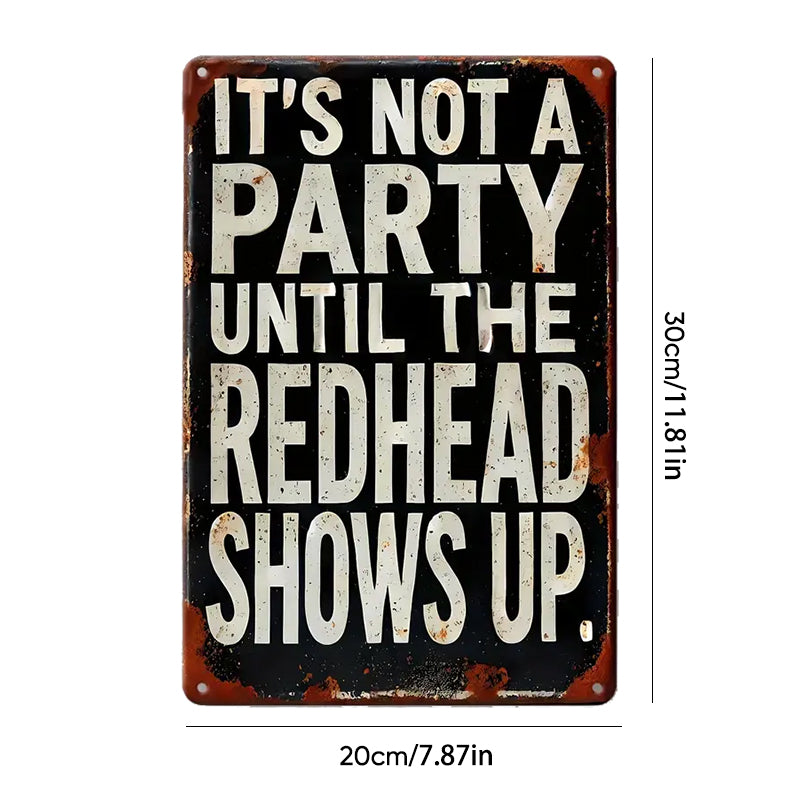 Vintage Humor Metal Sign