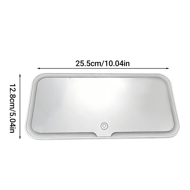 Rechargeable Car LED Makeup Mirror
