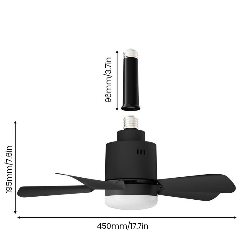 Portable Small Ceiling Fans with Lights