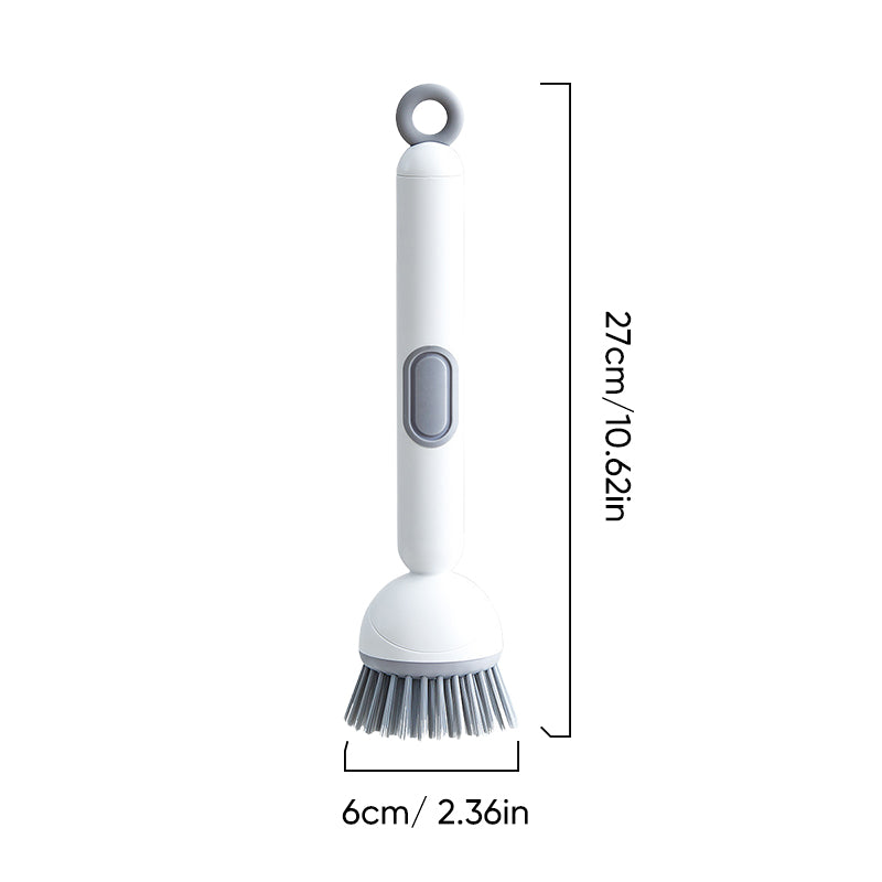 6-in-1 Dish Brush with Soap Dispenser