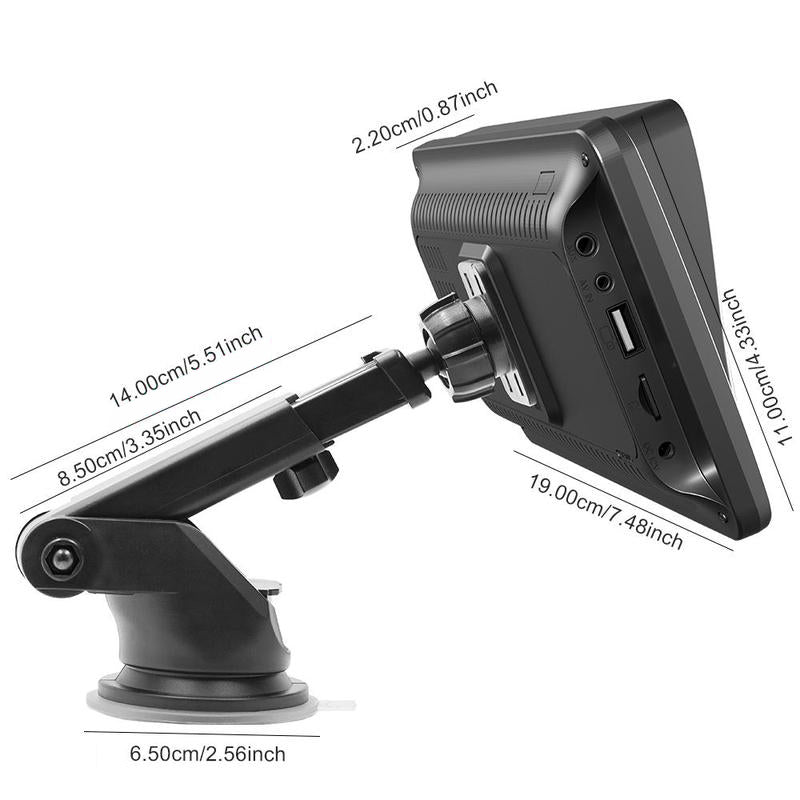 2025 Upgraded Wireless Carplay Stereo with Suction Mount