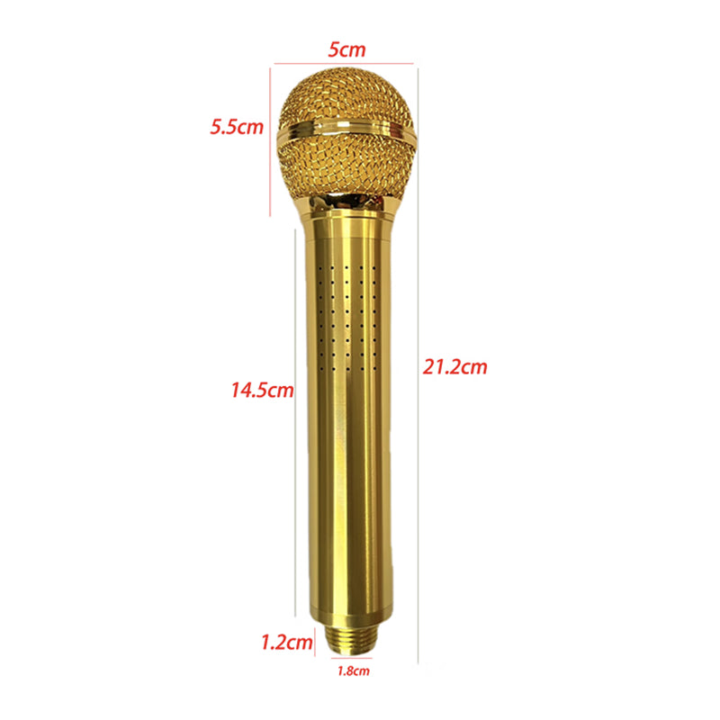 Microphone-Shaped Creative Showerhead