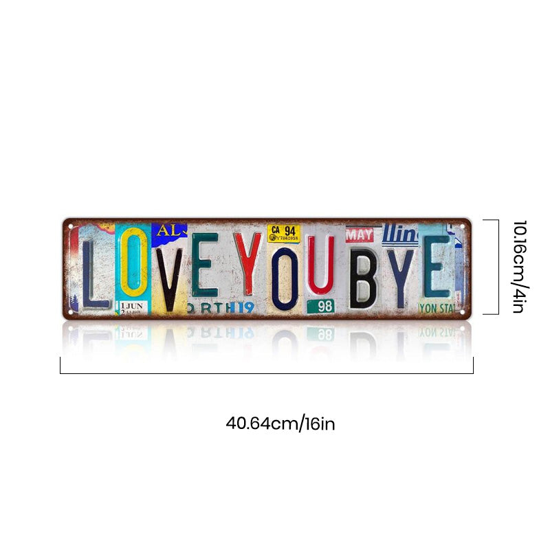 Tinplate decorative metal painting