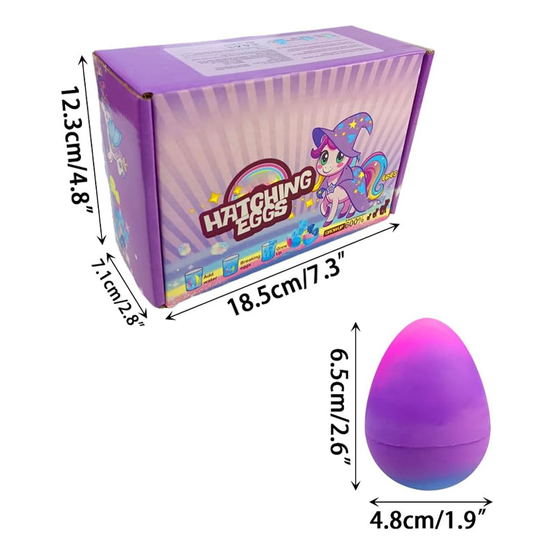 Magical Water-Hatching & Growing Unicorn Surprise Eggs