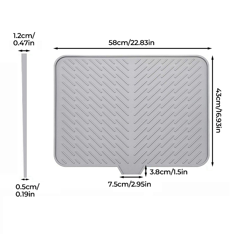 Large Size Silicone Dish Drying Mat