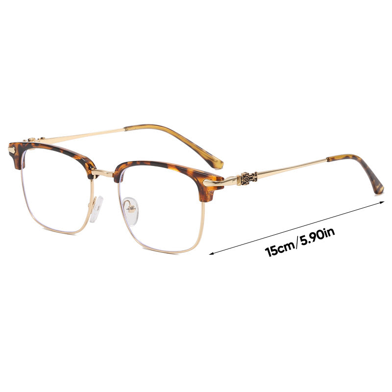 Classic Thick Square Frame Clear Lens Glasses