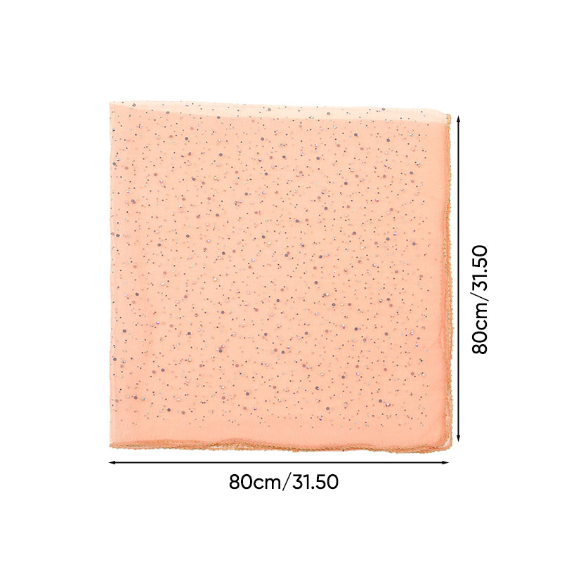 Women's Glitter Decor Head Scarf