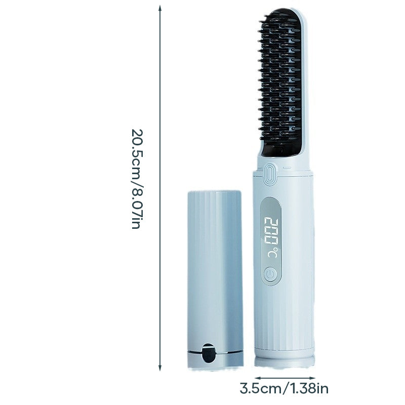 Trådlös laddning Bärbar hårrätande kam