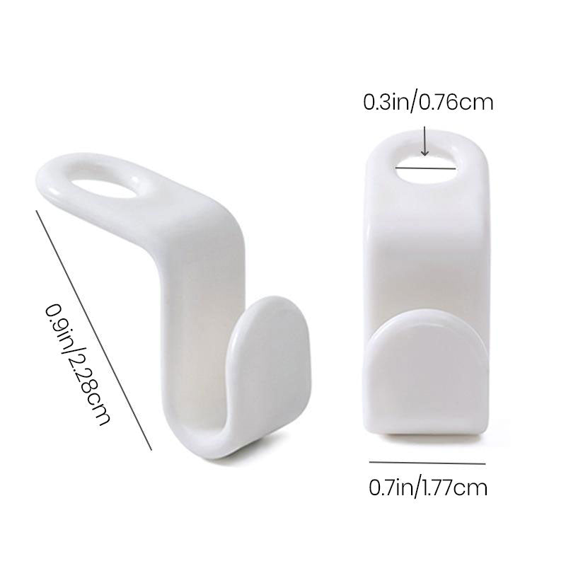 200 PCS - Clothes Hanger Connector Hooks