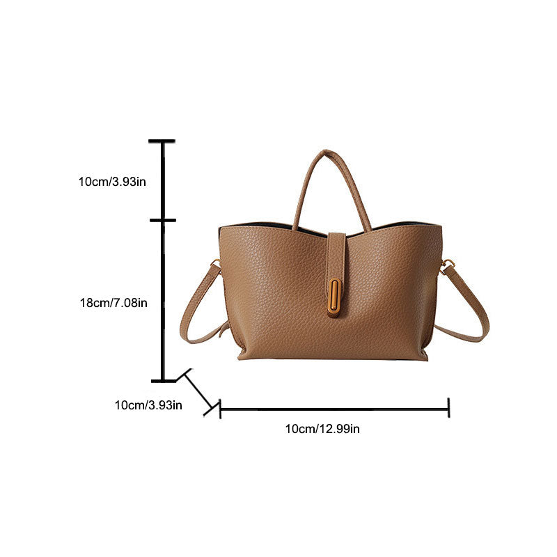 Women's Elegant Solid Color Handbag Crossbody Bag