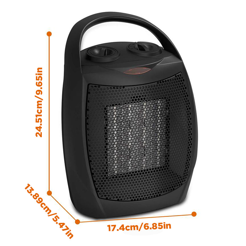 Portable Heaters Fan for Office and Bedroom with Adjustable Thermostat