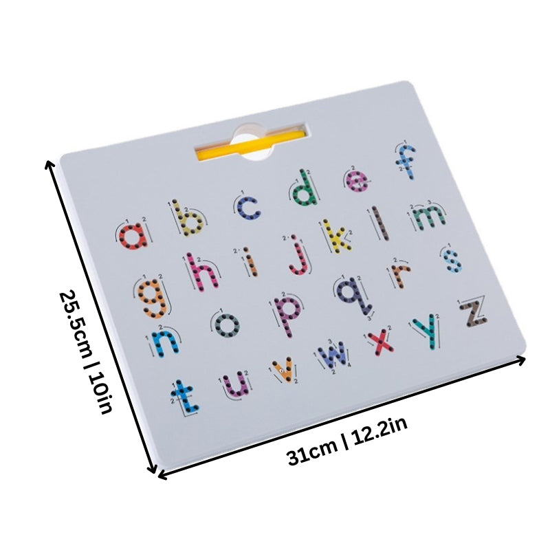 2-i-1 dubbelsidig Magnetic Alphabet Edition