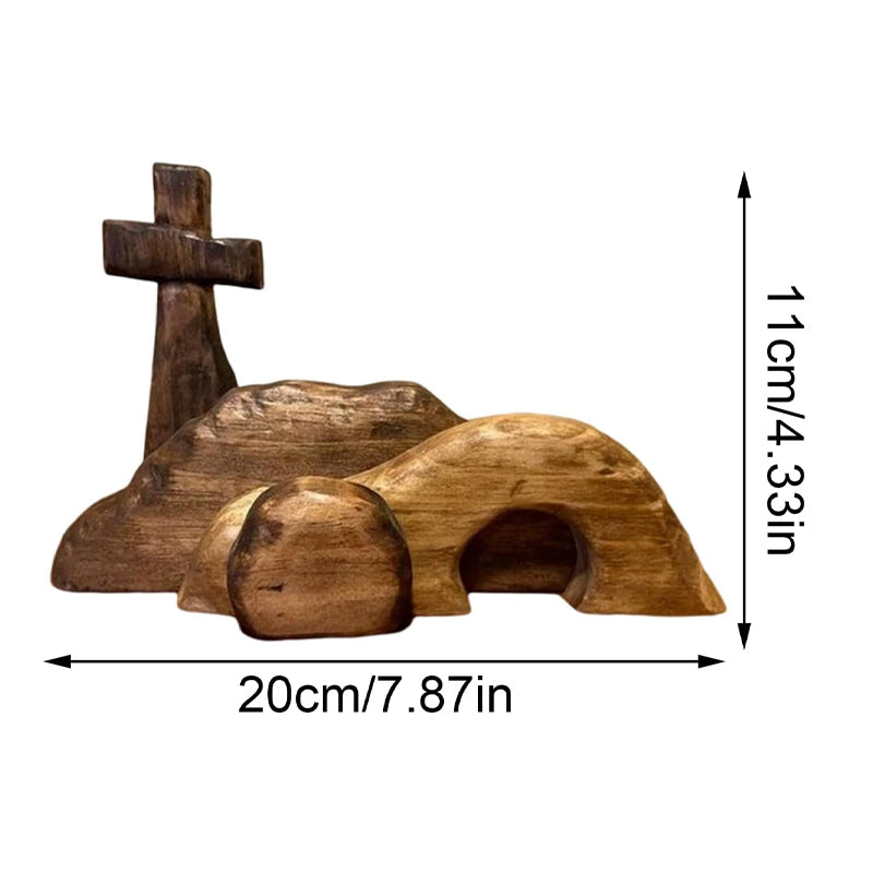 Easter Wooden Christian Decoration Sign