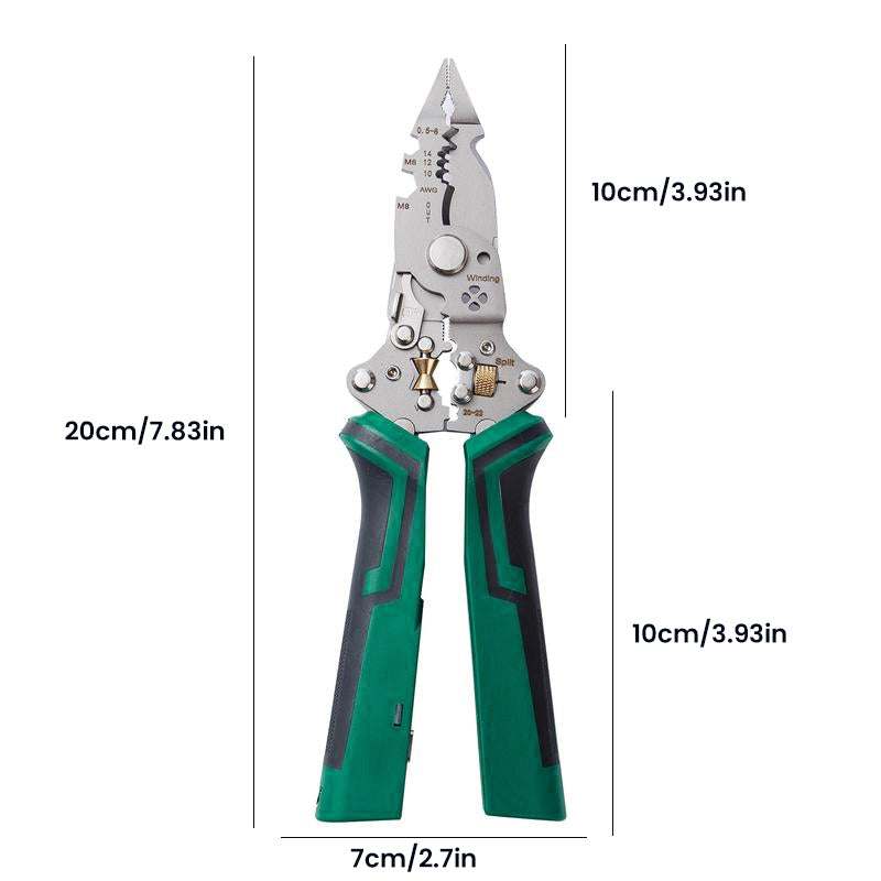 16-in-1 Folding Electric Tester Wire Stripper