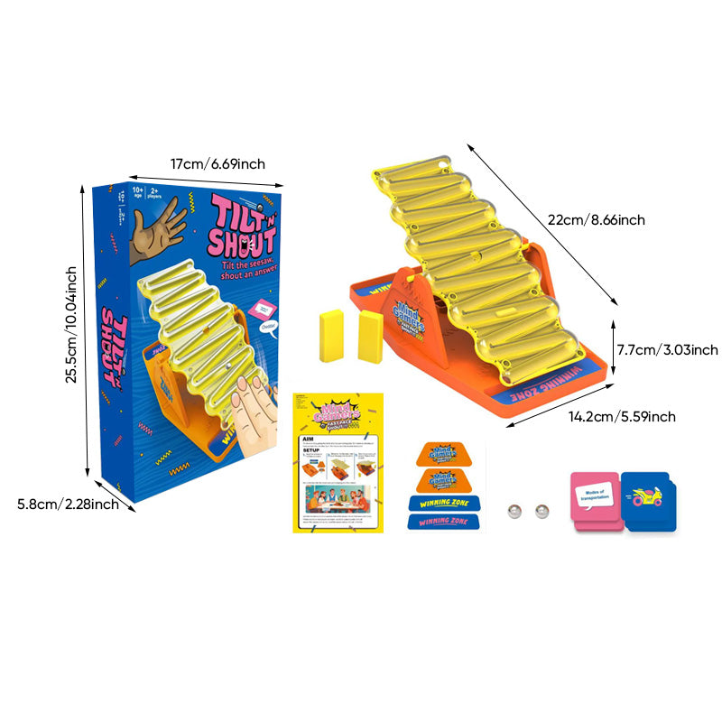 Tilt 'n' Shout: A Fun Family and Party Board Games