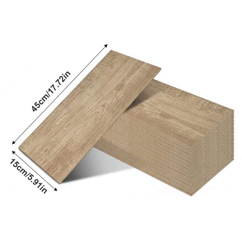 Self-Adhesive PVC Wood Grain Wall & Floor Planks