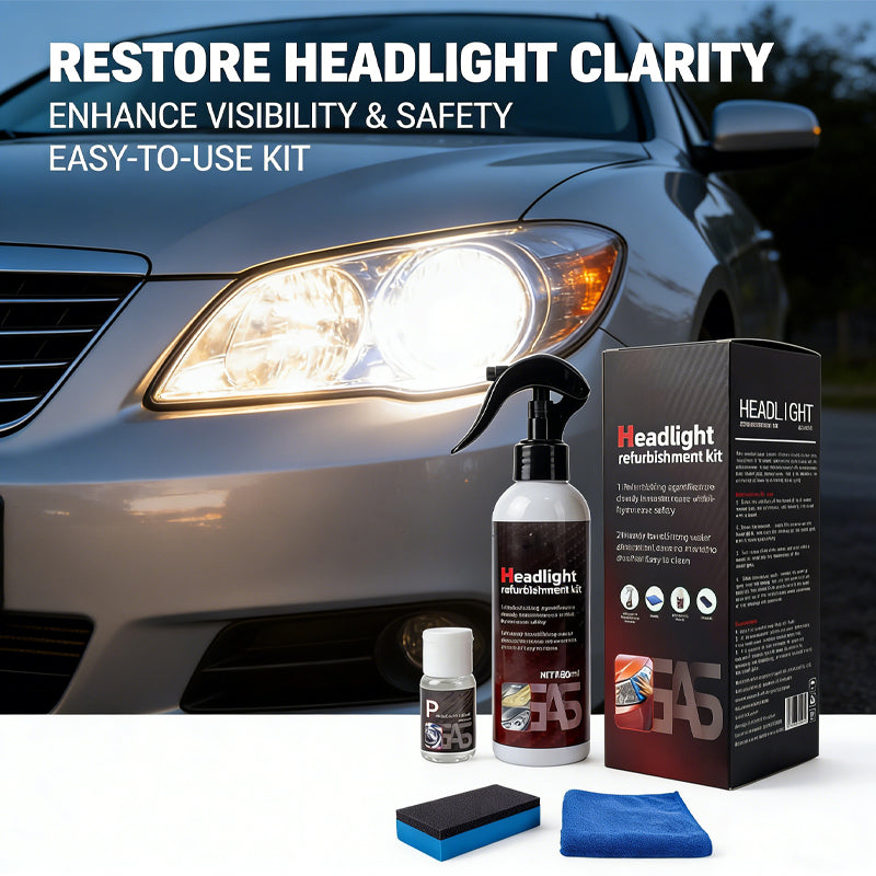 Car Headlight Restoration Kit