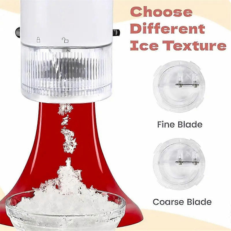 Shave Ice Attachment for Stand Mixer with 8 Ice Molds