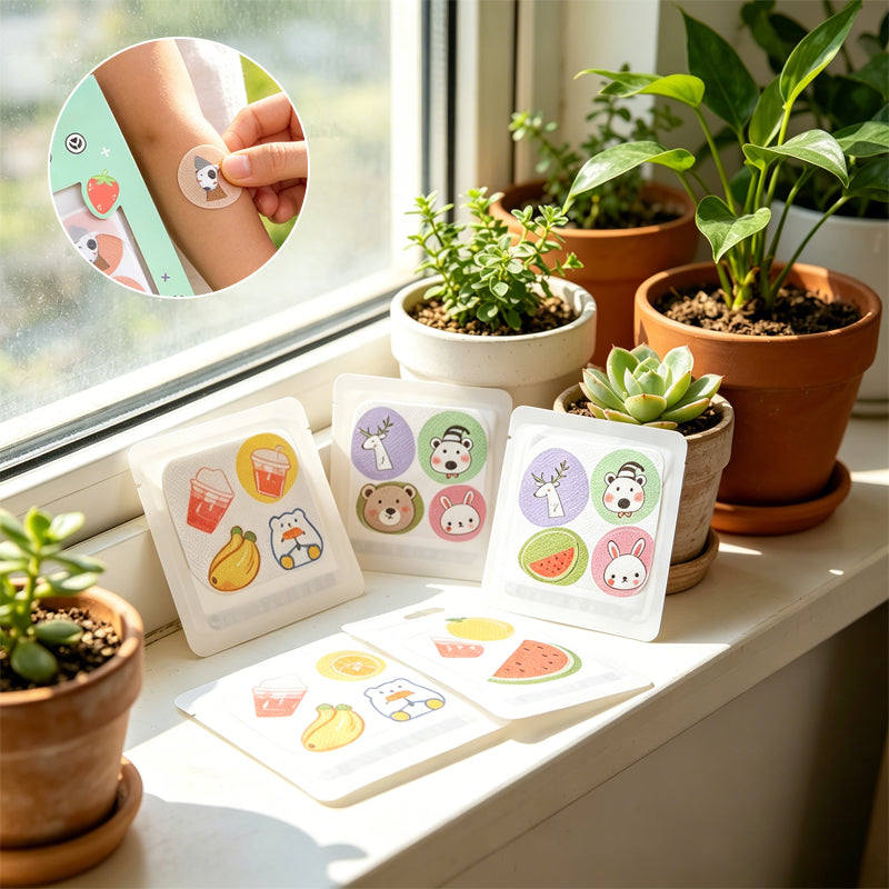 Plant Oil Mosquito Repellent Stickers for Kids & Baby