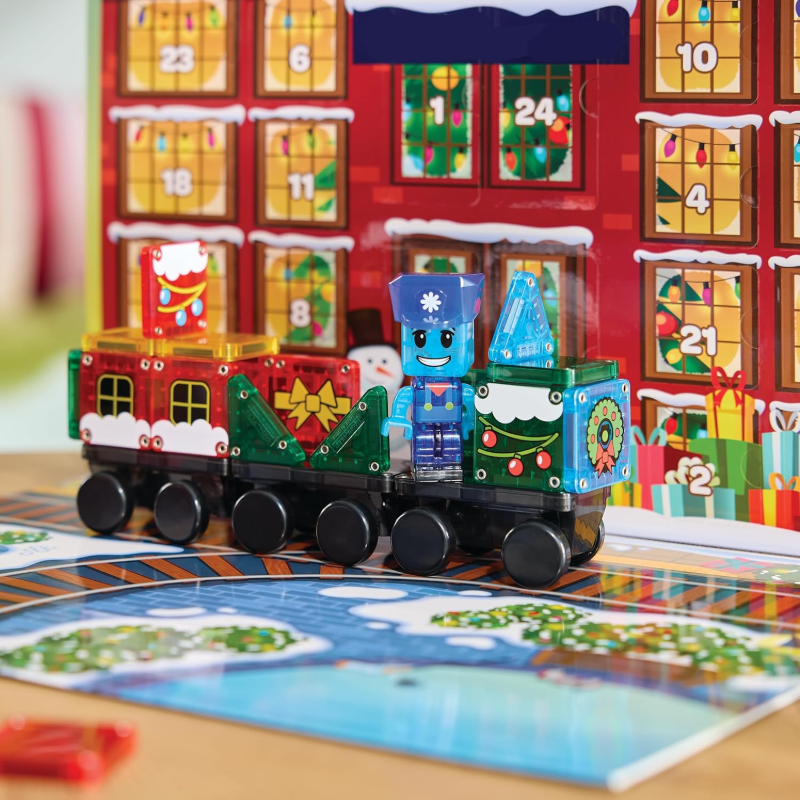 Christmas Advent Calendar Magnetic Construction Set