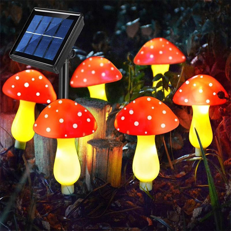 Solar Mushroom Garden Lights – Waterproof LED Outdoor Decor