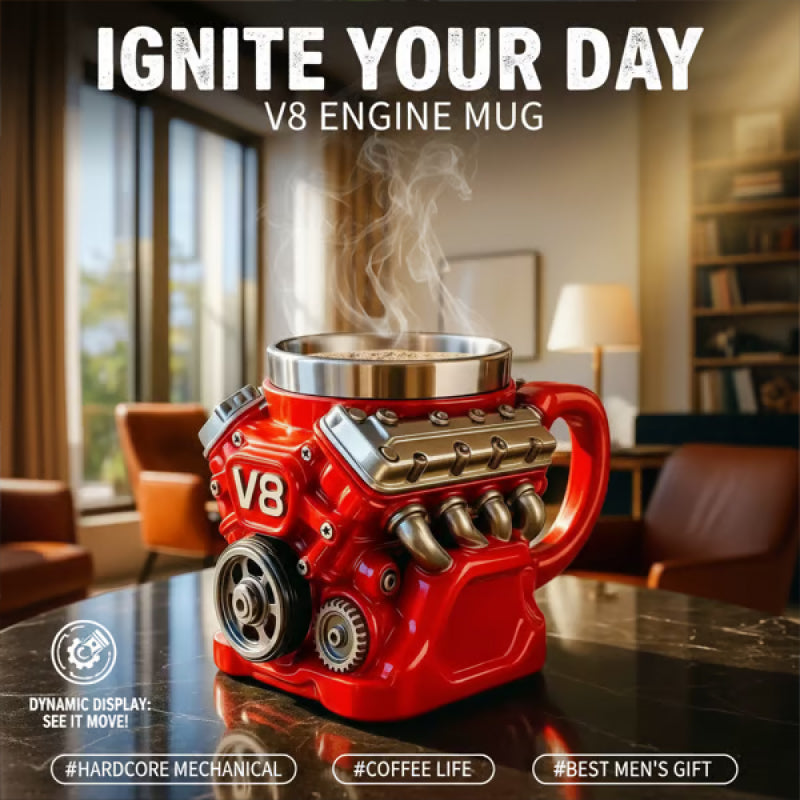 Ultimate V8 Engine Coffee Mug