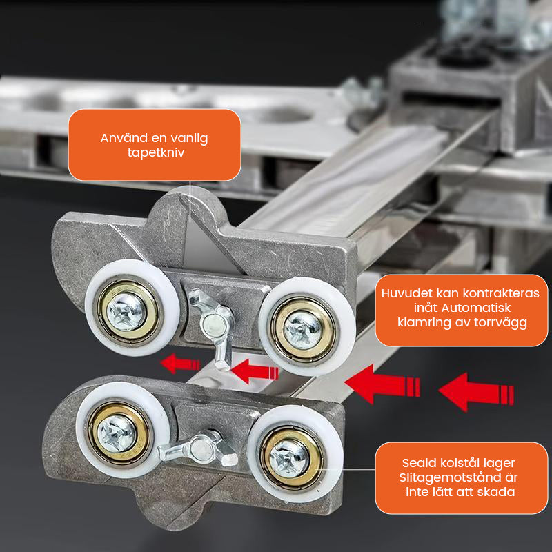 Hopfällbart gipsskärverktyg