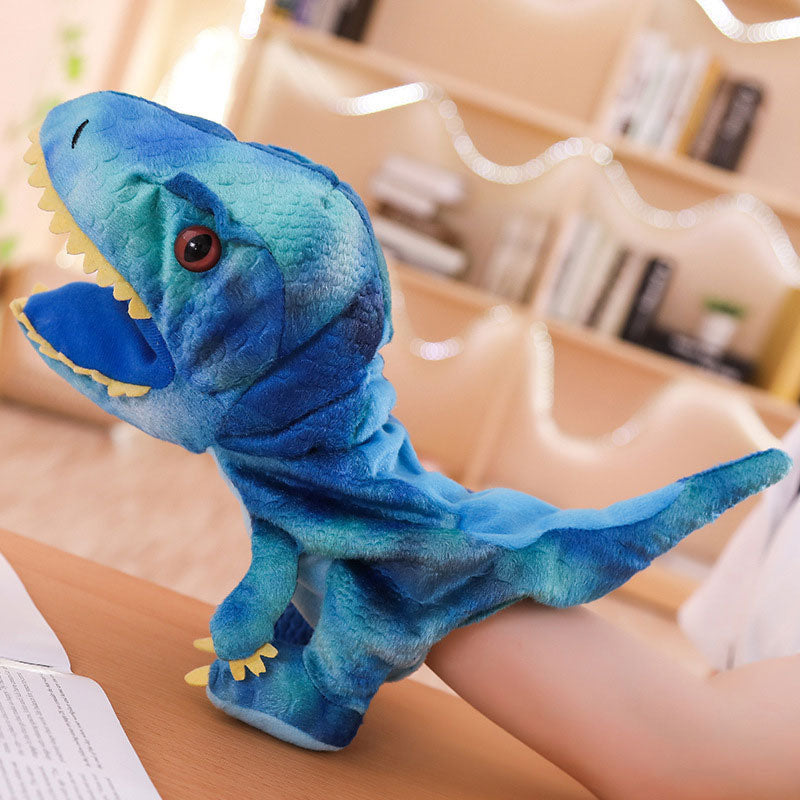 Plush Dinosaurie Handdockor