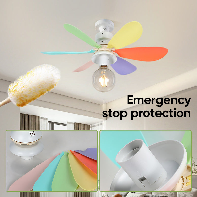 E27 Ceiling Fan Light with Remote Control