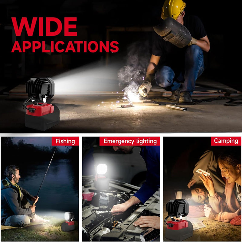 Portable Four-Leaf LED Work Light