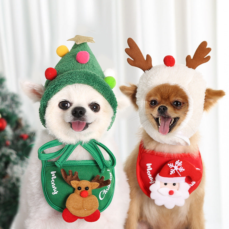 Christmas Dog Outfit Set