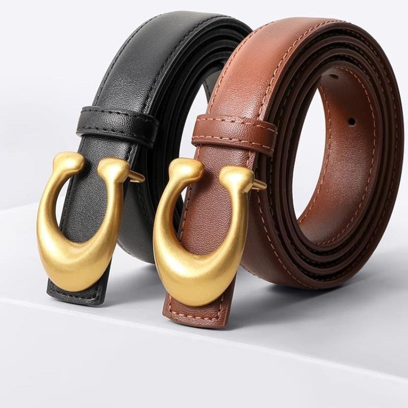 Women's Fashionable Leather Fashion Belts