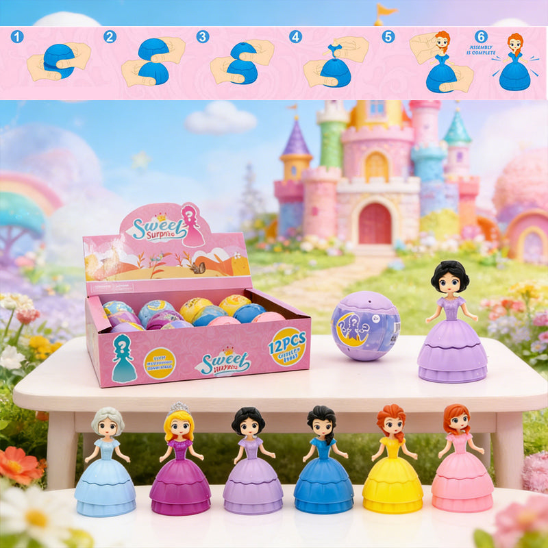 DIY Princess Surprise Egg Playset